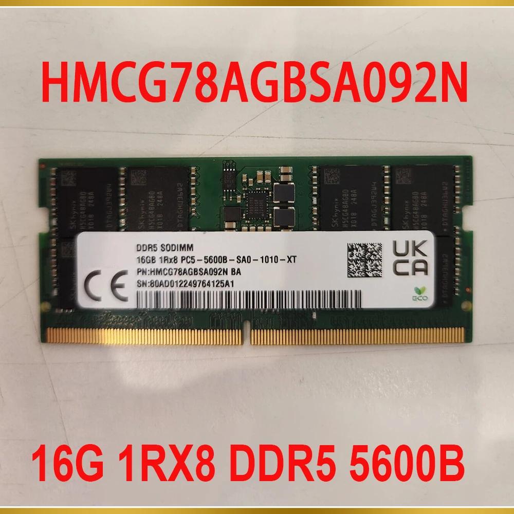 SK ̴н RAM, 16GB, 16G, 1RX8, DDR5, 5600B Ʈ ޸, HMCG78AGBSA092N, 1 